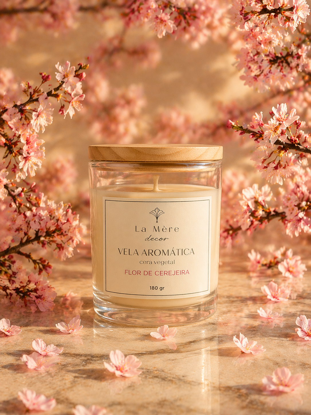Vela Aromática Flor de Cerejeira 180g