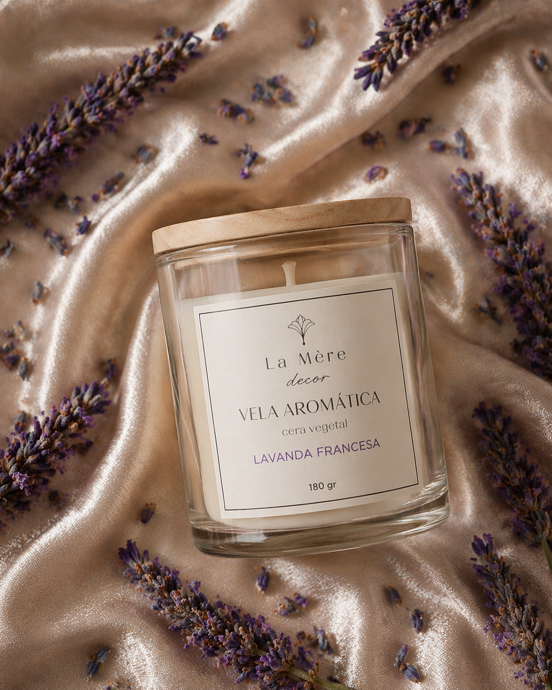 Vela Aromática Lavanda Francesa 180g